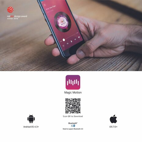 Magic Motion - Flamingo Vibrerend Ei