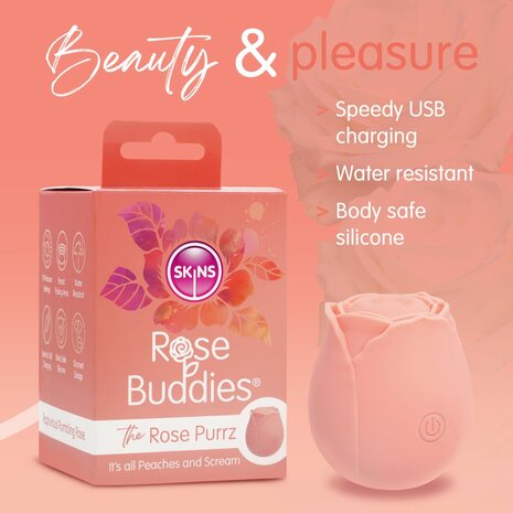 Skins Rose Buddies - The Rose Purrz Vibrator