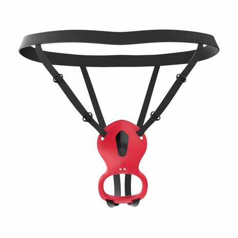 Teazers - Wearable Clitoris Stimulator Harness - Rood
