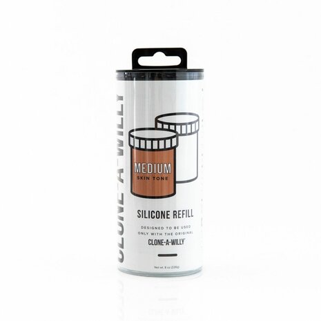Clone-A-Willy - Navulling Siliconenrubber - Medium Huidtint