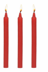 XR Brands - Fire Sticks Fetish Drip Kaarsen - Rood