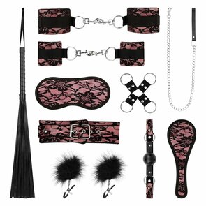Bedroom Fantasies - Bound by Lace - 8-delige SM Set - Roze